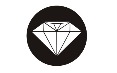 Versión de elemento vectorial del logotipo de diamante v46