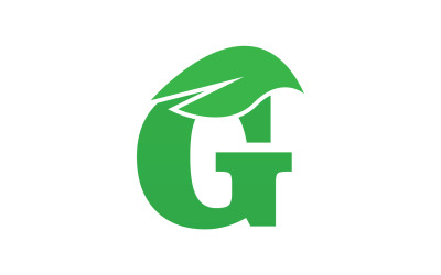 G-Buchstabe, Blatt, grünes Logo-Symbol, Version v36