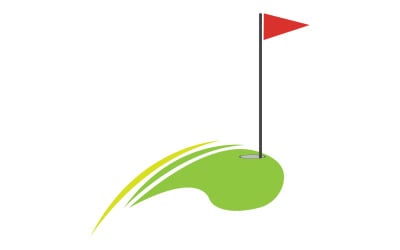 Golf logo sport vector version v4