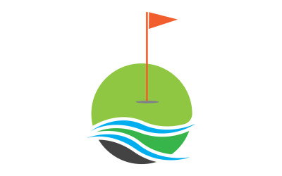 Golf logo sport vettore versione v12