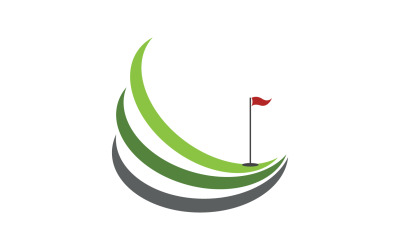 Golf logo sport vettore versione v19