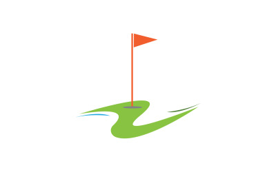 Golf logo sport vettore versione v25