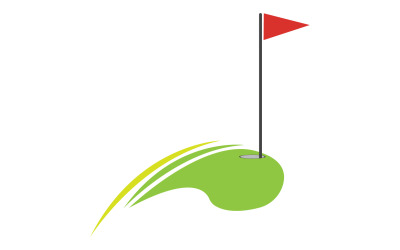 Golf logo sport vettore versione v4