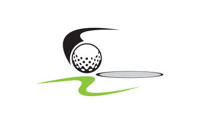Golf logo sport vettore versione v7