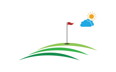 Golfové logo sport vektorová verze v1