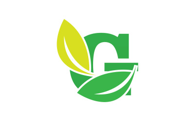 Ikona zielonego logo liścia G, wersja v38