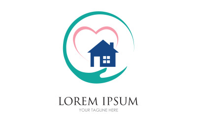 Evde bakım binası logosu sürümü v1
