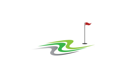 Golf logo sport vector version v27