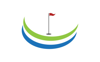 Golf-Logo-Sport-Vektorversion v33