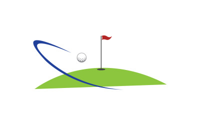 Golf-Logo-Sport-Vektorversion v37