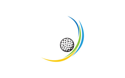Golf-Logo-Sport-Vektorversion v43