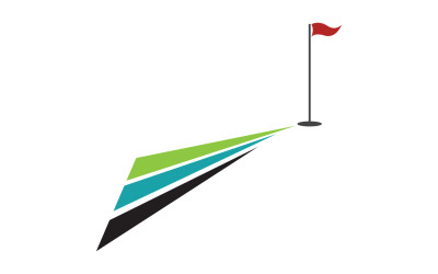 Golf-Logo-Sport-Vektorversion v44