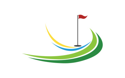 Golf-Logo-Sport-Vektorversion v58