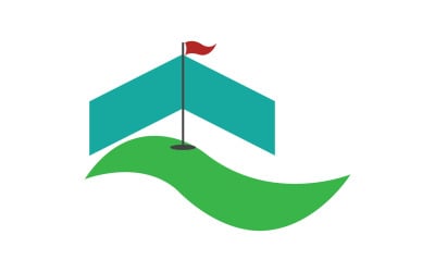Golf logo sport vettore versione v41