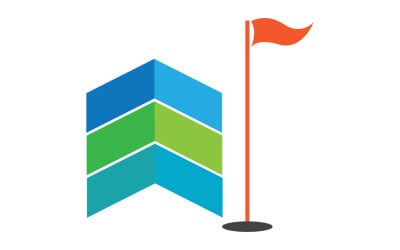 Golf logo sport vettore versione v54