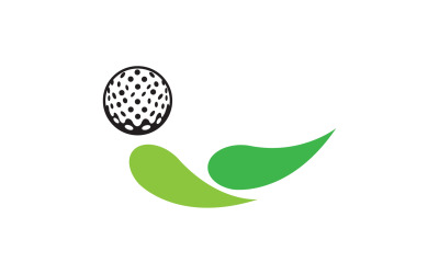 Golf logotyp sport vektor version v28