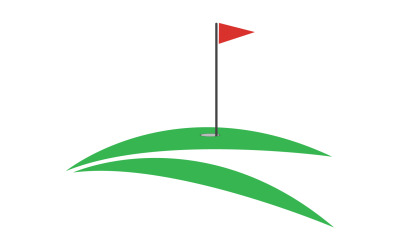 Golfové logo sport vektorová verze v38