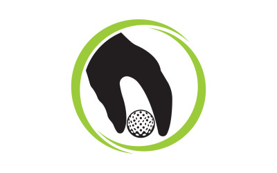 Golfové logo sport vektorová verze v55
