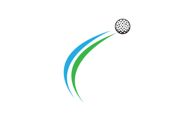 Golfové logo sport vektorová verze v57
