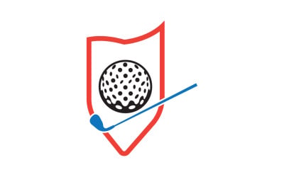 Golfowe logo sportowe w wersji wektorowej v47