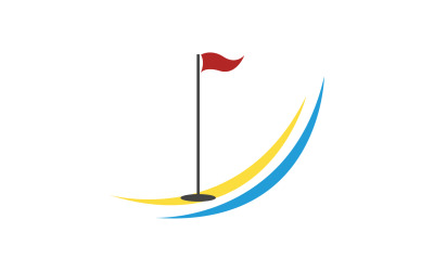 Logo de golf sport version vectorielle v42