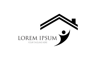 Logo dell&amp;#39;edificio per l&amp;#39;assistenza domiciliare versione v28