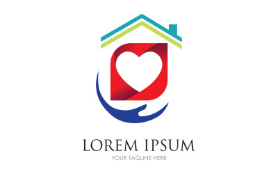 Logo dell&amp;#39;edificio per l&amp;#39;assistenza domiciliare versione v8