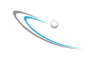 Versão vetorial do logotipo do golfe v40
