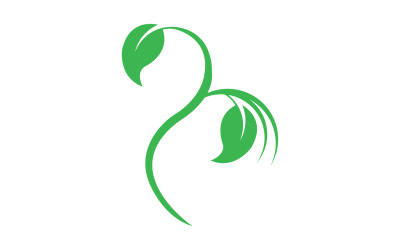 Leaf green ecology tree element icon version v52
