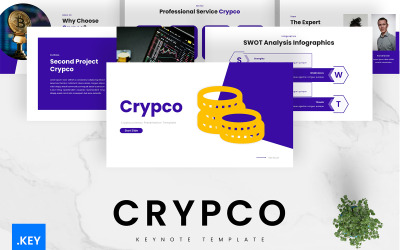Crypco – Modello keynote di criptovaluta