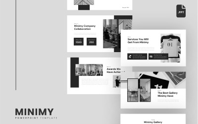 Minimy: modello PowerPoint minimale