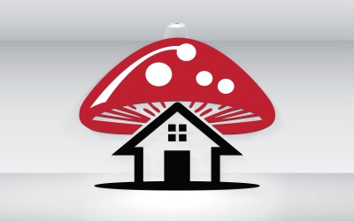 Шаблон логотипу Mush Room Real Estate