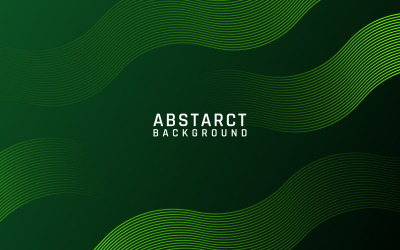 Fundo de linha de tecnologia verde abstrata premium