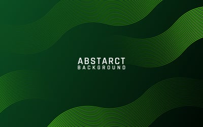 Premium-Hintergrund mit abstrakter grüner Technologielinie