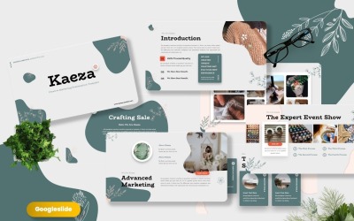Kaeza – креативний маркетинговий шаблон Googleslide