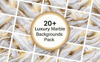 Premium luxe witte en gouden marmeren achtergrondbundels