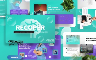 Recoper - 医疗保健主题演讲模板