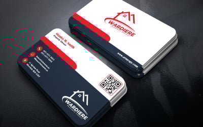 Business Card for Real Estate Investment Planner - Visiting Card Template