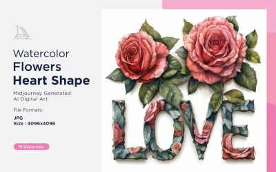 Flowers Heart Shape Enchanted Hearts A Valentine's Spell