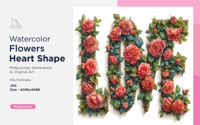 Flowers Heart Shape Romantic Reverie A Valentine's Day Journey