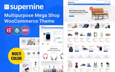 Supernine – Thème WooCommerce polyvalent Mega Shop