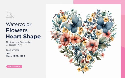 Flowers Heart Shape Amour et Chocolat A Valentine's Soirée 03