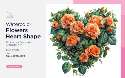 Flowers Heart Shape Celestial Love A Valentine's Constellation 03