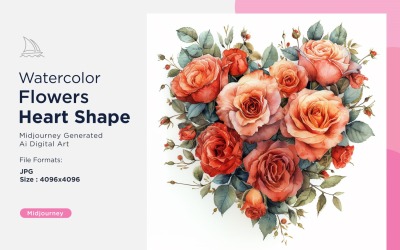 Flowers Heart Shape Heartfelt Harmony A Valentine's Sonata 02