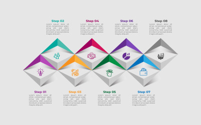 Modernes Vektor-Infografik-Design.