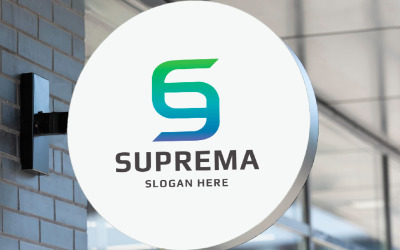 Šablona loga Suprema Písmeno S