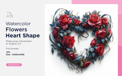 Flowers Heart Shape Love Blossoms A Valentine's Bouquet 05