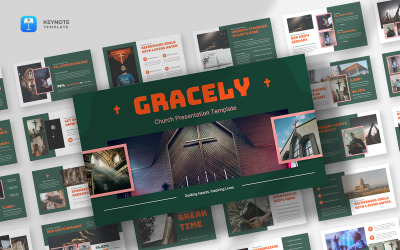 Gracely - Keynote-sjabloon voor de kerk