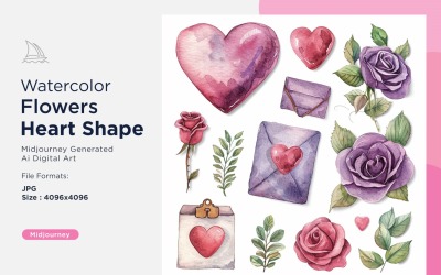 Blommor Heart Shape Sweethearts&amp;#39; Serenade Love in Harmony 13