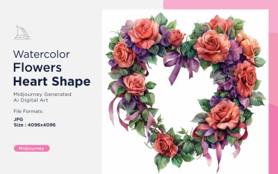 Fiori a forma di cuore Amour et Chocolat Una serata di San Valentino 11